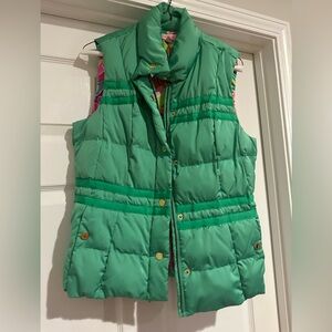 Lilly Pulitzer KATE Green Puffer Vest
